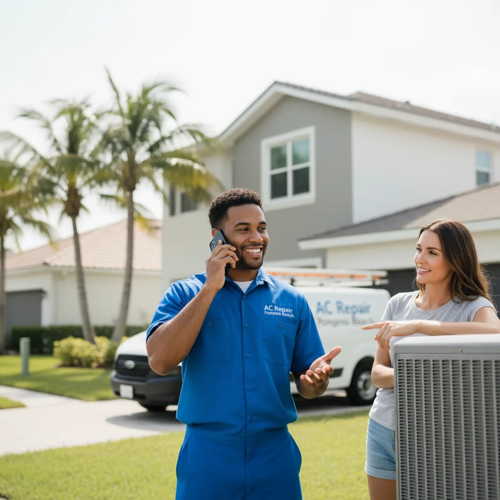 AC Repair Pompano Beach customer support in Hague